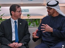 נשיא המדינה הרצוג עם נשיא איחוד האמירויות הערביות
